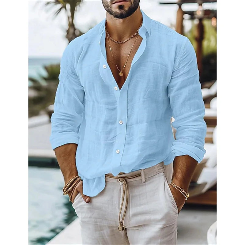 Stylish Men's Linen Shirt