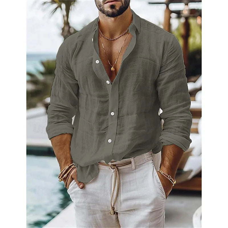Stylish Men's Linen Shirt